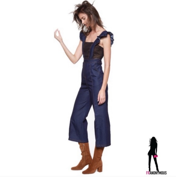 Style Mafia Denim Jumpsuit - Picture 1 of 3